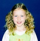 Sarah's unaturally curly hair